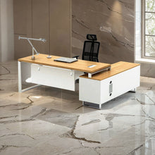 Load image into Gallery viewer, LuxSpace Executive L-Shaped Corner Desk - Mr Nanyang