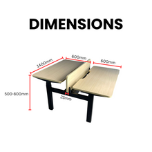 Load image into Gallery viewer, DuoFlex 2-Person Office Adjustable Table - Mr Nanyang