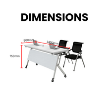 Load image into Gallery viewer, Premium Foldable Office Table - Mr Nanyang