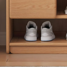 Load image into Gallery viewer, Oak Elegance Shoe Rack Bench - Mr Nanyang