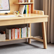 Load image into Gallery viewer, Solid Wood StudyTable with Shelves-Drawers - Mr Nanyang