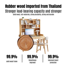Load image into Gallery viewer, Solid Wood StudyTable with Shelves-Drawers - Mr Nanyang