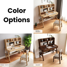 Load image into Gallery viewer, Height-Adjustable Study Table with Bookshelf & Tilting Desktop - Mr Nanyang
