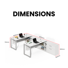 Load image into Gallery viewer, WorkStream Office Desk Workstations - Mr Nanyang