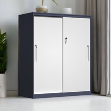 Load image into Gallery viewer, ZenSpace Minimal Office Metal Cabinet - Mr Nanyang