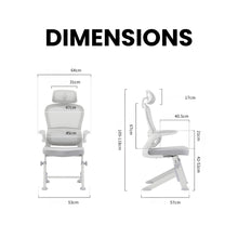 Load image into Gallery viewer, LearnLuxe Ergonomic Study Chair - Mr Nanyang