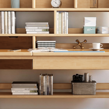 Load image into Gallery viewer, Height-Adjustable Study Table with Bookshelf & Tilting Desktop - Mr Nanyang