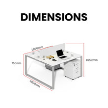 Load image into Gallery viewer, TeamStream Office Table for Collaborative Workspaces - Mr Nanyang