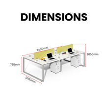 Load image into Gallery viewer, TeamStream Office Table for Collaborative Workspaces - Mr Nanyang