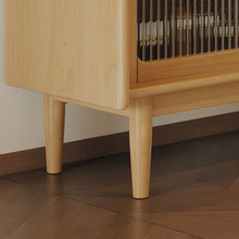 Load image into Gallery viewer, Solid Wood Sideboard Cabinet with Coffee Bar
