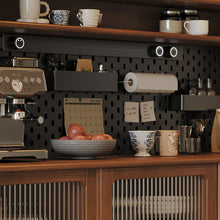 Load image into Gallery viewer, Solid Wood Sideboard Cabinet with Coffee Bar