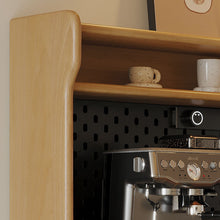 Load image into Gallery viewer, Solid Wood Sideboard Cabinet with Coffee Bar