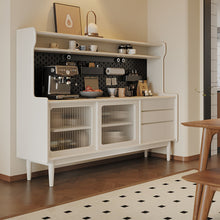 Load image into Gallery viewer, Solid Wood Sideboard Cabinet with Coffee Bar