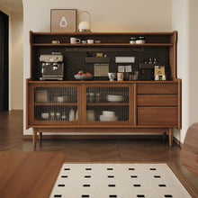 Load image into Gallery viewer, Solid_Wood_Sideboard_Cabinet with_Coffee_Bar