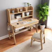 Load image into Gallery viewer, Height-Adjustable Study Table with Bookshelf & Tilting Desktop - Mr Nanyang