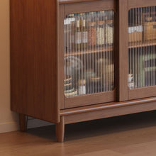 Load image into Gallery viewer, Scandinavian Solid Wood Compact Sideboard Cabinet