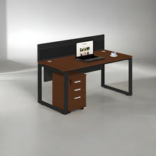 Load image into Gallery viewer, Elegant Study Table with Drawer Pedestal - Mr Nanyang