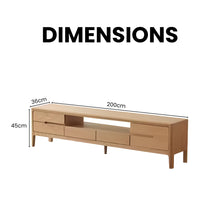 Load image into Gallery viewer, Vintage Vista Solid Oak TV Console - Mr Nanyang