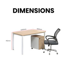 Load image into Gallery viewer, MultiTasker Modern Study Table - Mr Nanyang