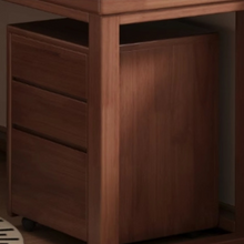Load image into Gallery viewer, L-Shaped Solid Wood Study Table with Bookshelf for Students & Home Office - Mr Nanyang