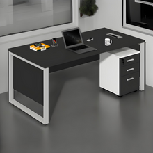 Load image into Gallery viewer, Sleek Study Table with Drawer Pedestal - Mr Nanyang