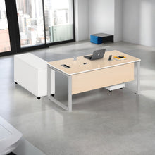 Load image into Gallery viewer, Modern Office Table with Side Cabinet - Mr Nanyang