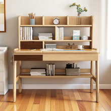 Load image into Gallery viewer, Height-Adjustable Study Table with Bookshelf & Tilting Desktop - Mr Nanyang