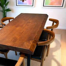 Load image into Gallery viewer, Solid Wood Dining Table with Live Edge - Mr Nanyang