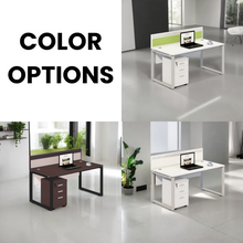 Load image into Gallery viewer, Elegant Study Table with Drawer Pedestal - Mr Nanyang