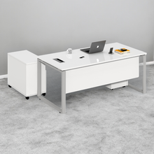 Load image into Gallery viewer, Contemporary Office Table with Side Cabinet - Mr Nanyang