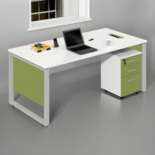 Load image into Gallery viewer, Sleek Study Table with Drawer Pedestal - Mr Nanyang