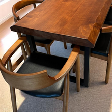Load image into Gallery viewer, Solid Wood Dining Table with Live Edge - Mr Nanyang