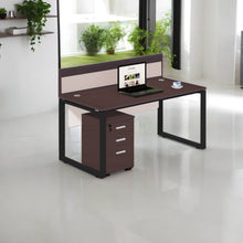 Load image into Gallery viewer, Elegant Study Table with Drawer Pedestal - Mr Nanyang