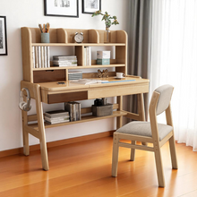 Load image into Gallery viewer, Height-Adjustable Study Table with Bookshelf & Tilting Desktop - Mr Nanyang
