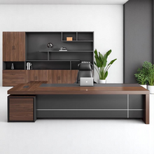 Load image into Gallery viewer, Modern Edge Executive L-Desk - Mr Nanyang