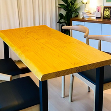 Load image into Gallery viewer, Solid Wood Dining Table with Live Edge - Mr Nanyang