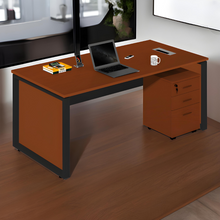 Load image into Gallery viewer, Durable Study Table with Drawer Pedestal - Mr Nanyang