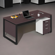 Load image into Gallery viewer, Sleek Study Table with Drawer Pedestal - Mr Nanyang