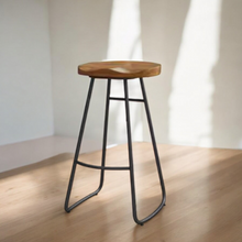 Load image into Gallery viewer, Solid Wood Bar Table: Bar Stool - Mr Nanyang