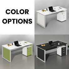 Load image into Gallery viewer, Durable Study Table with Drawer Pedestal - Mr Nanyang