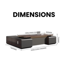 Load image into Gallery viewer, Crown Executive Command Desk - Mr Nanyang