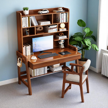 Load image into Gallery viewer, Solid Wood StudyTable with Shelves-Drawers - Mr Nanyang