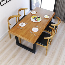 Load image into Gallery viewer, Solid Wood Dining Table with Live Edge - Mr Nanyang
