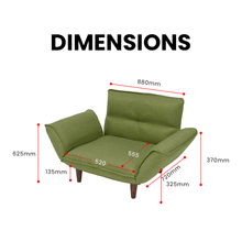 Load image into Gallery viewer, LeisureMax Reclining Couch Sofa - Mr Nanyang