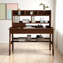 Load image into Gallery viewer, Height-Adjustable Study Table with Bookshelf & Tilting Desktop - Mr Nanyang