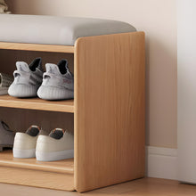 Load image into Gallery viewer, Oak Elegance Shoe Rack Bench - Mr Nanyang