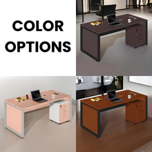 Load image into Gallery viewer, Durable Study Table with Drawer Pedestal - Mr Nanyang