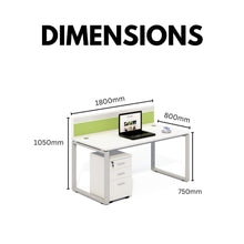 Load image into Gallery viewer, Versatile Study Desk with Drawer Pedestal - Mr Nanyang
