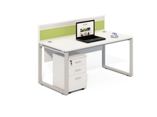 Load image into Gallery viewer, Elegant Study Table with Drawer Pedestal - Mr Nanyang