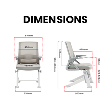 Load image into Gallery viewer, PosturePro Ergonomic Study Chair - Mr Nanyang